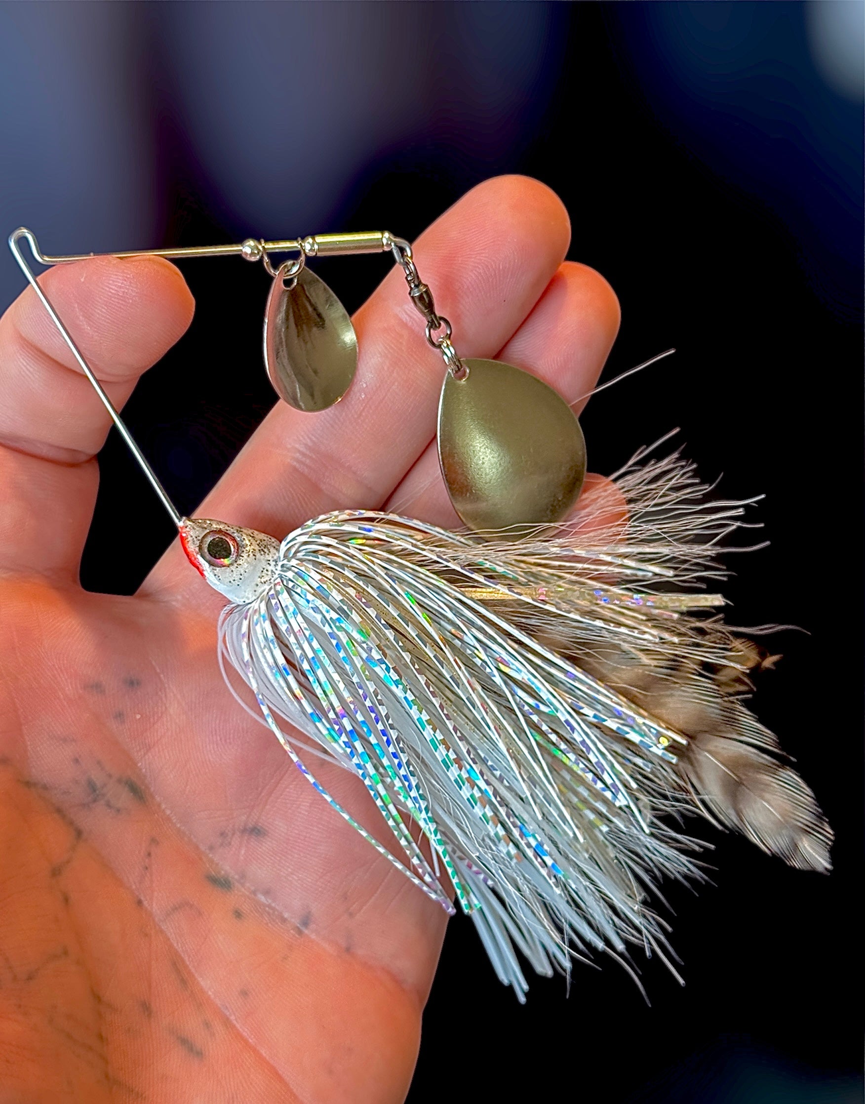 1/4 Oz “Snow Plow” Buck Tail Spinner Bait (Small Batch)