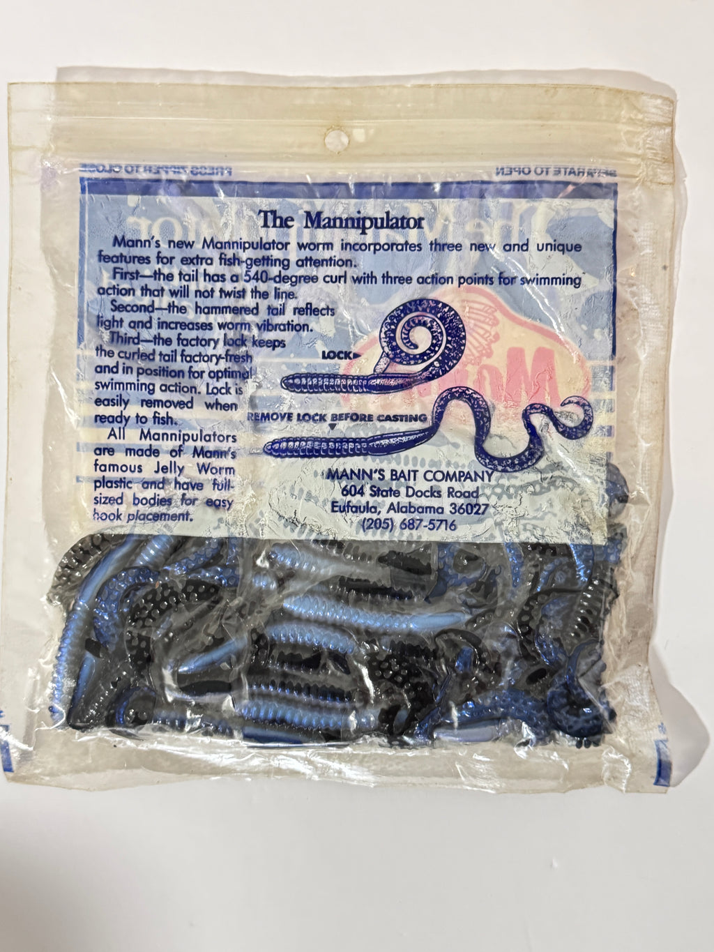 Johnnys Secret Worms (The Mann’s Mannipulator 15pk) -1985